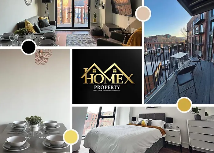 Great Central Luxury Two Bedroom Apartment By Homex Property Serviced Accommodation Sheffield